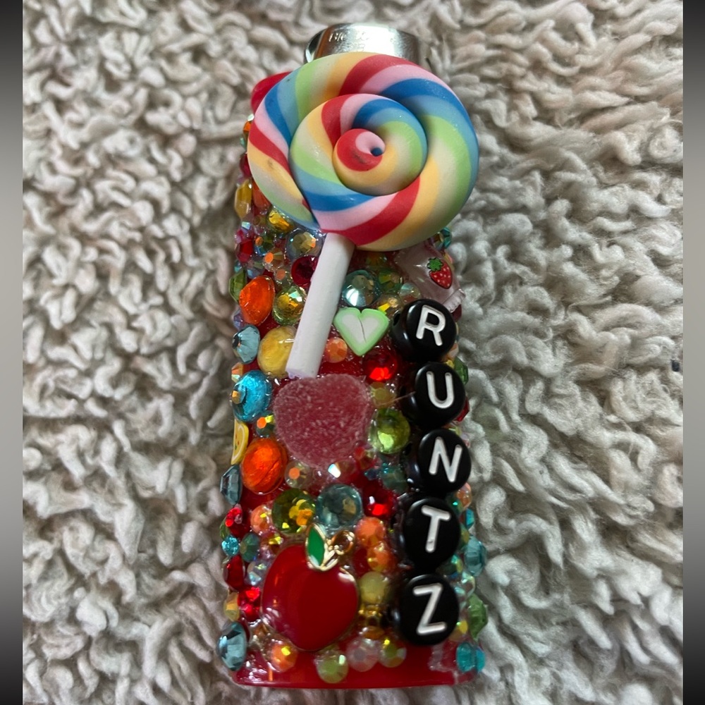 Handmade Runtz Candy Bedazzled Lighter
